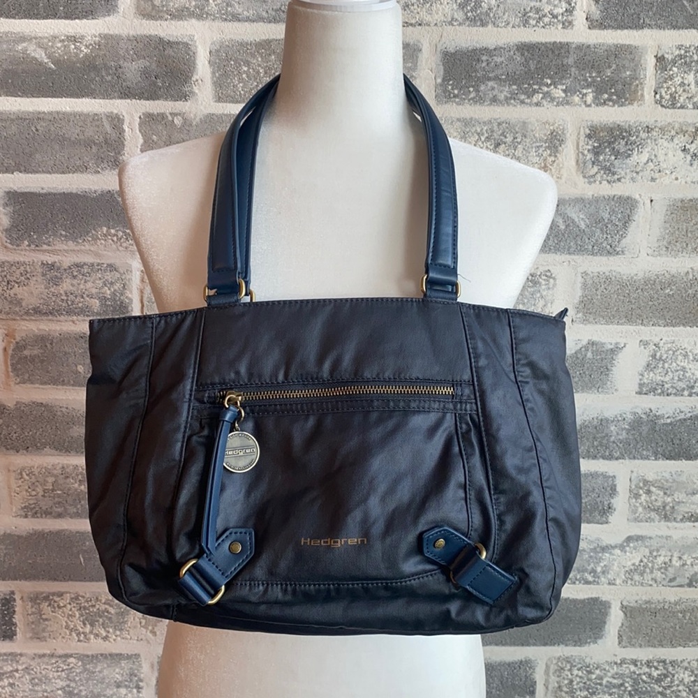 Hedgren Business Tote Tablet Handbag‎ Thunder Blue